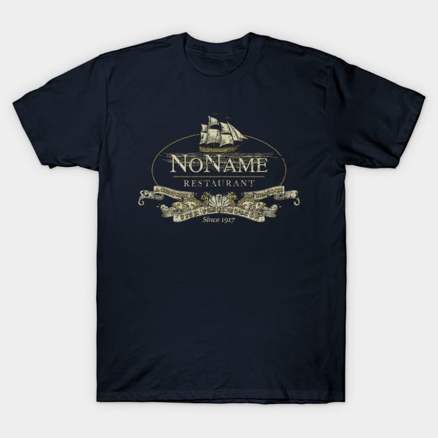 No Name Restaurant Boston T-Shirt by JCD666